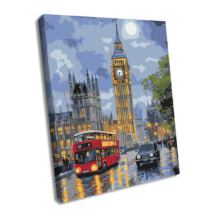 Painting by Numbers kit London at night KHO3662