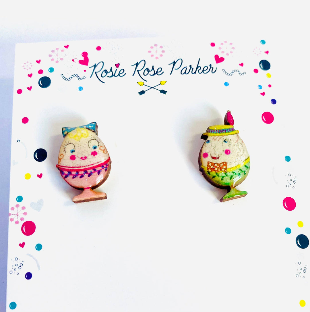 Little Easter Egg Studs by Rosie Rose Parker