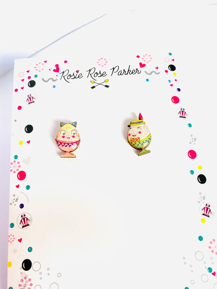 Little Easter Egg Studs by Rosie Rose Parker