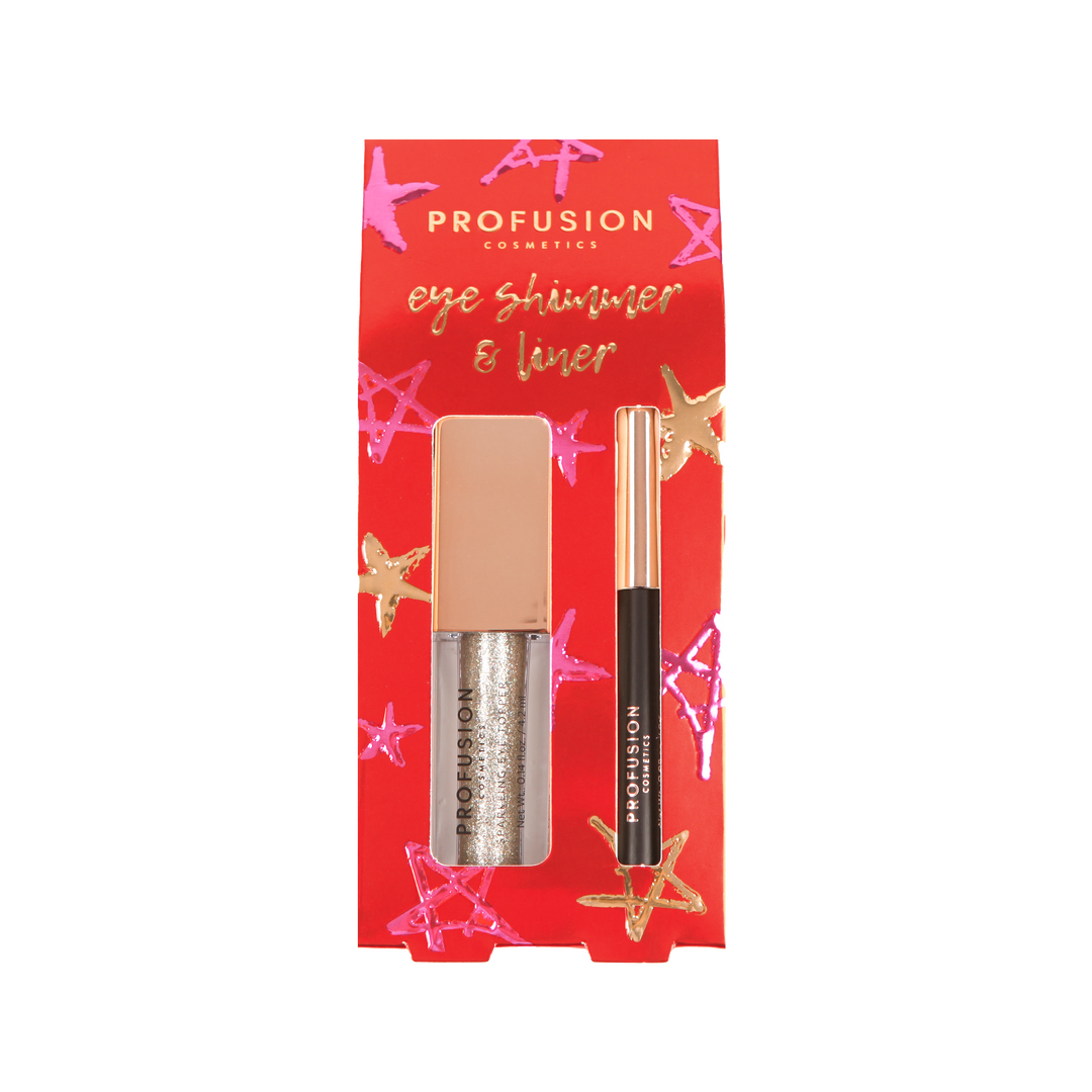 Crimson Eye Shimmer & Eye Liner – 2-Piece Set