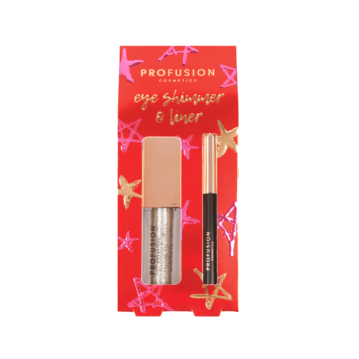 Crimson Eye Shimmer & Eye Liner – 2-Piece Set