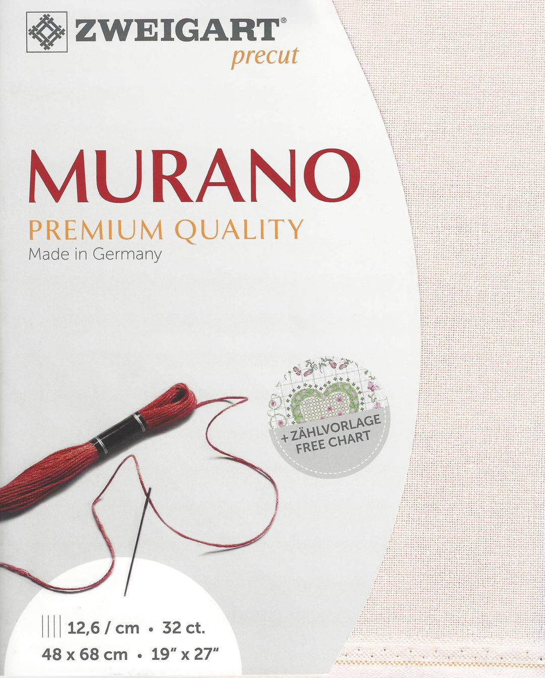 Precut Murano 32 count Blush 3984/4115