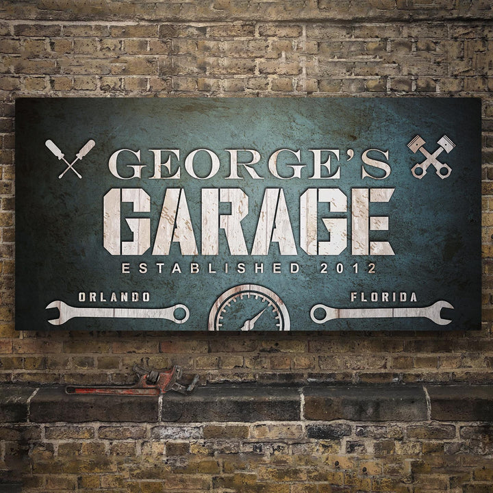Man Cave Garage Sign