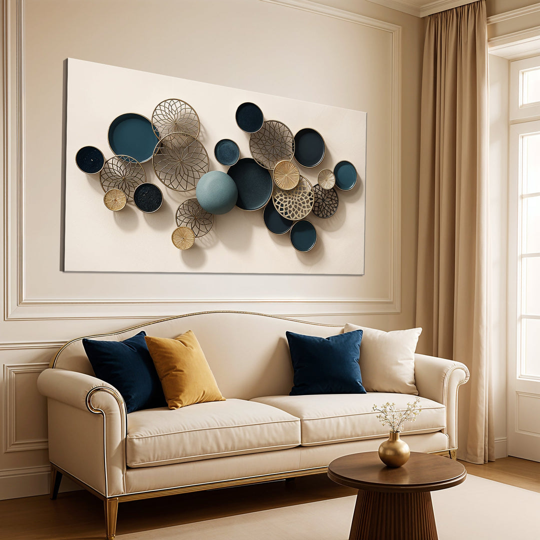 Lotus Leaf Abstract Wall Art