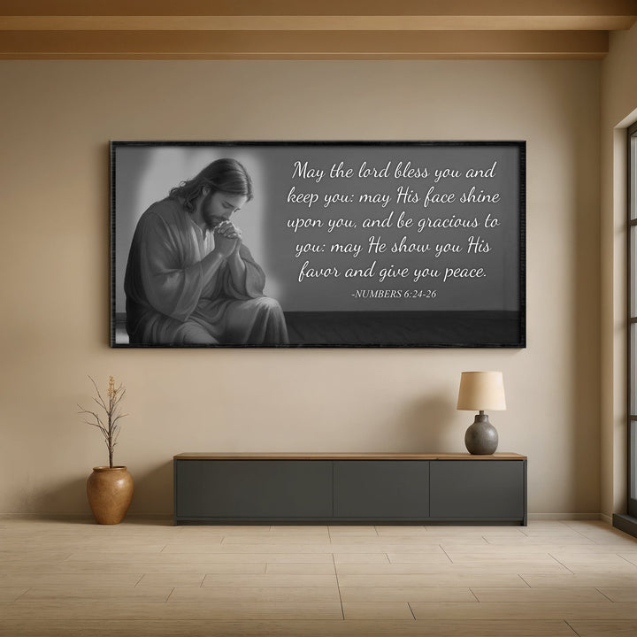 Numbers 6:24-26 - May The Lord Bless You Faith Sign III