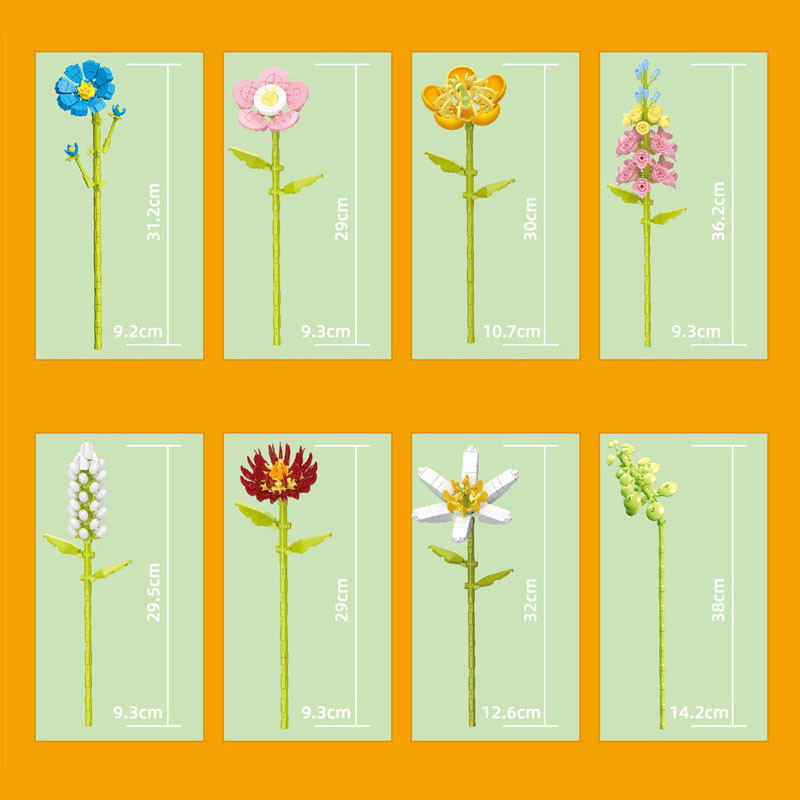 Constructor flower bouquet in a vase F07M9-5(109)