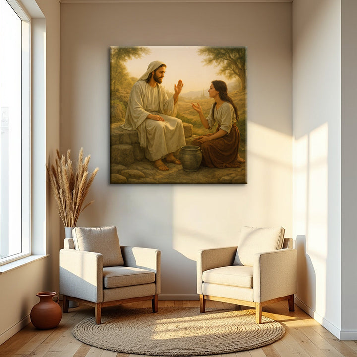 Samaritan at the Well Faith Wall Art II