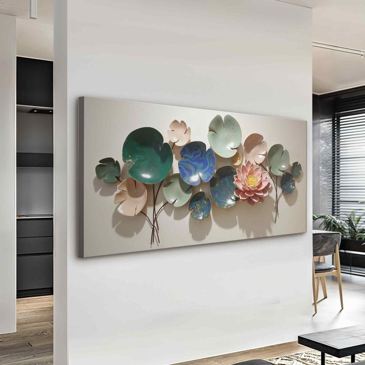 Lotus Leaf Abstract Wall Art VI