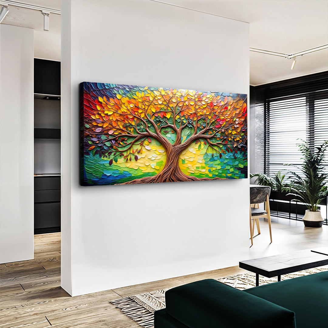 Tree Of Life Impasto Wall Art