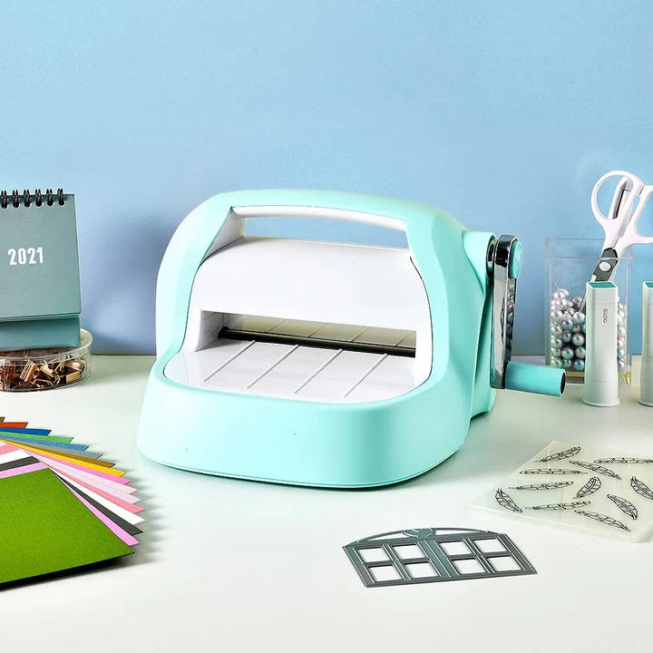 Die Cutting & Embossing Machine Combo Opening with 2 Cutting Pads for Craft & Arts