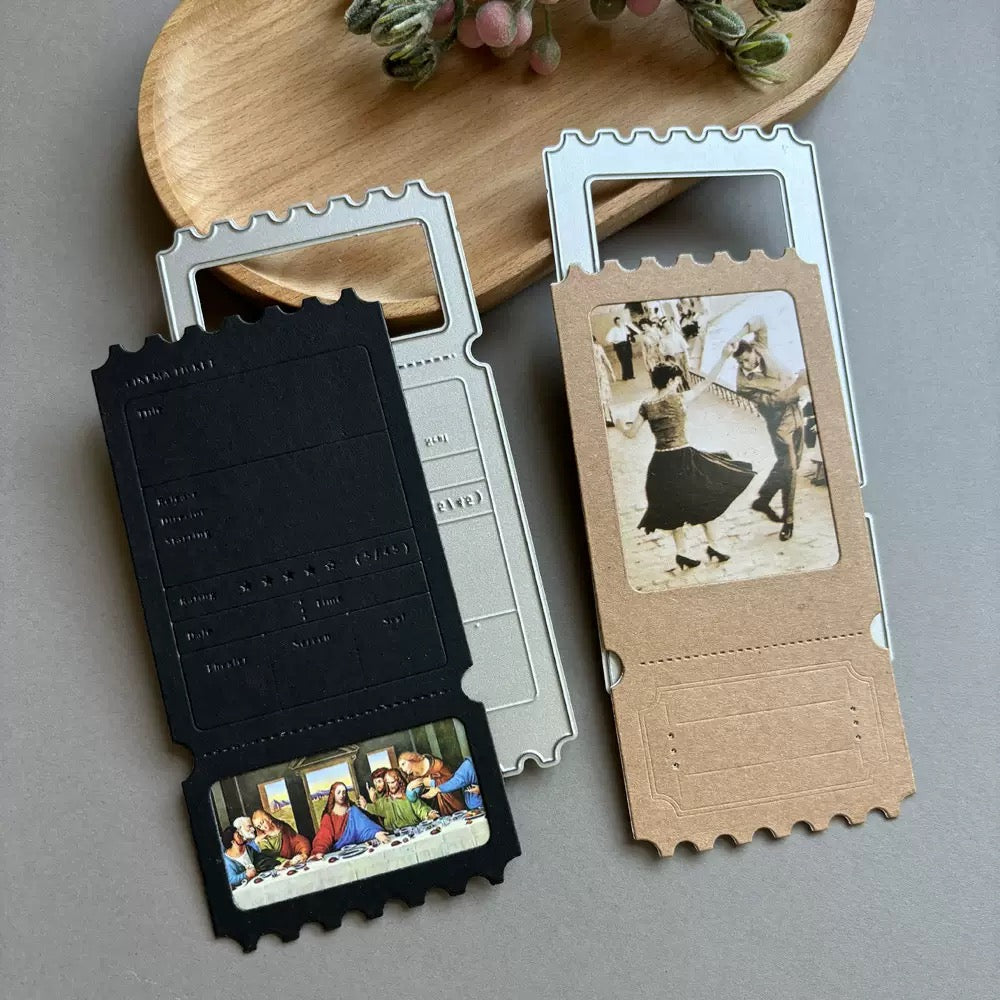 Large Postage Scrapbooking Cutting Die by Wizardi QJ05