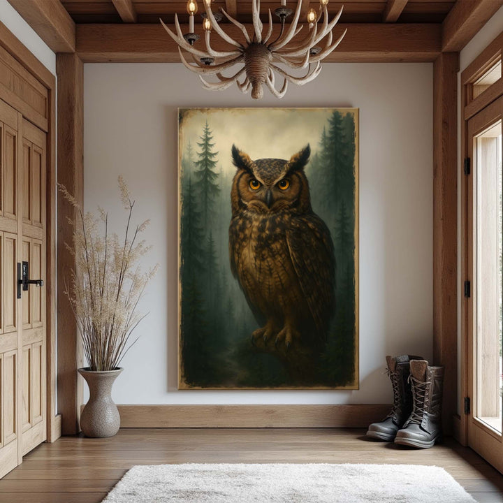 Watcher Of The Woods Owl Wall Art