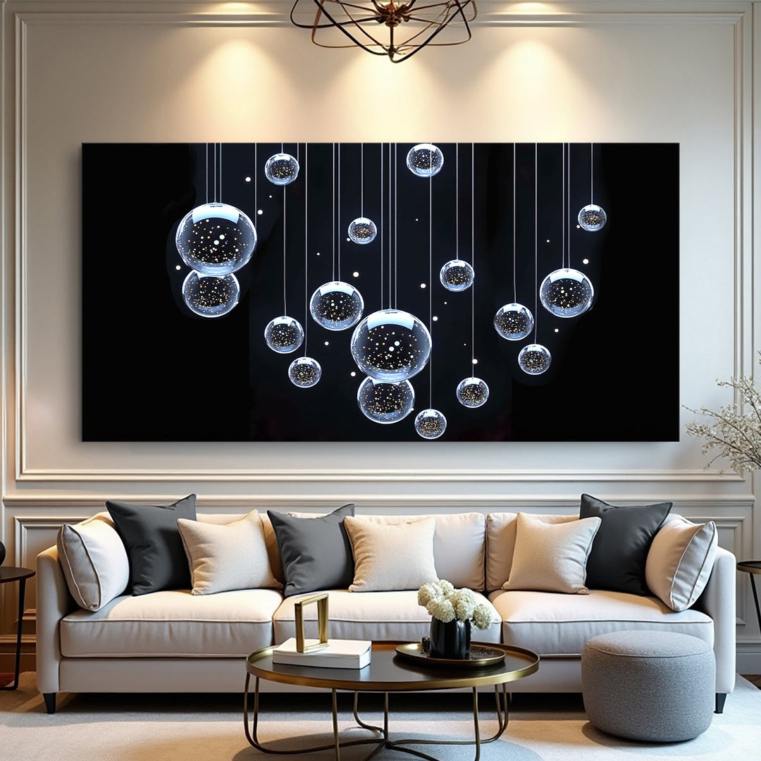 Modern Abstract Bubbles Wall Art