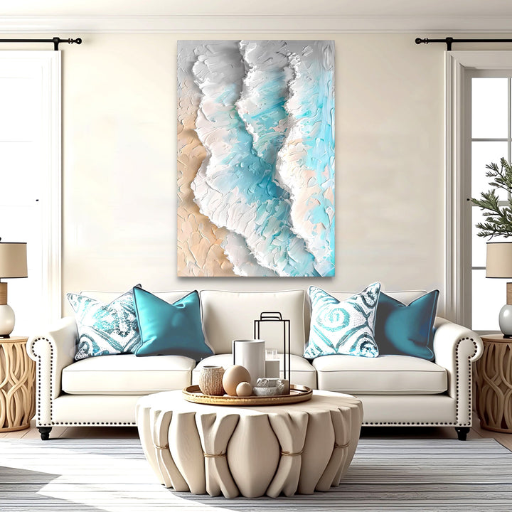 Blue Ocean Coastal Wall Art IV