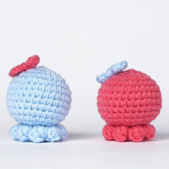 Octopuses Amigurumi DIY Crochet Kit Wizardi F07N8-M47