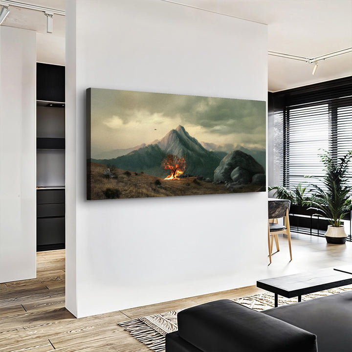 Burning Bush - Faith Wall Art IV