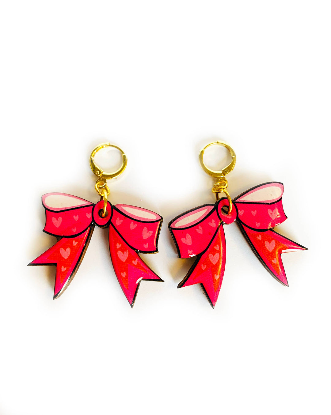 Big bow earrings statement earrings summer earrings big