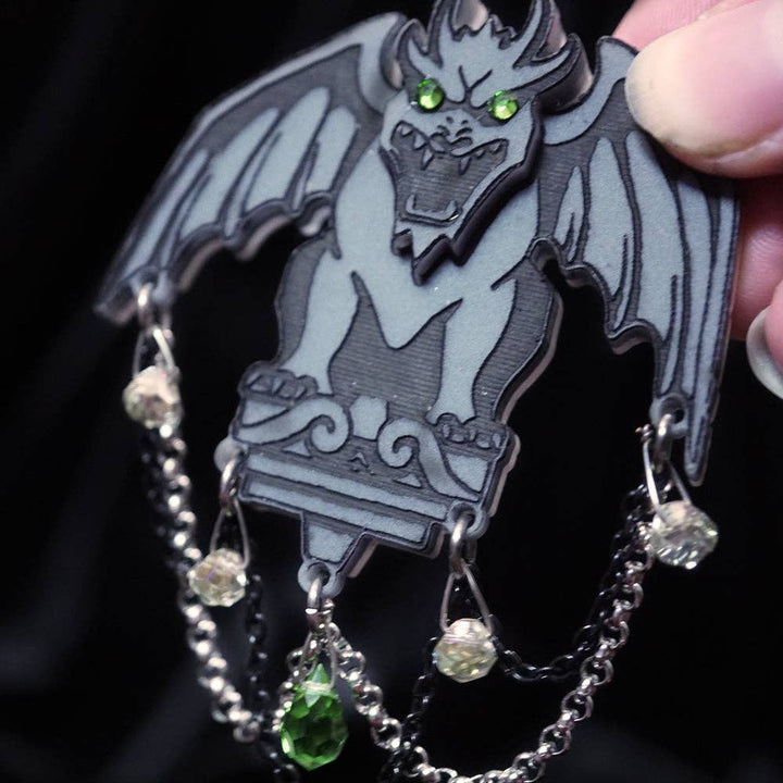 Gargoyle Brooch