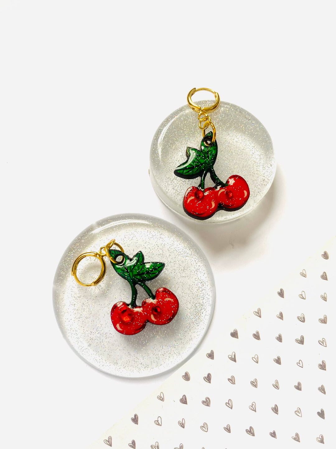 Retro Cherry Earrings by Rosie Rose Parker