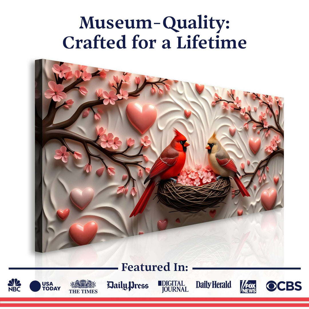 3D Cardinals Wall Art IV