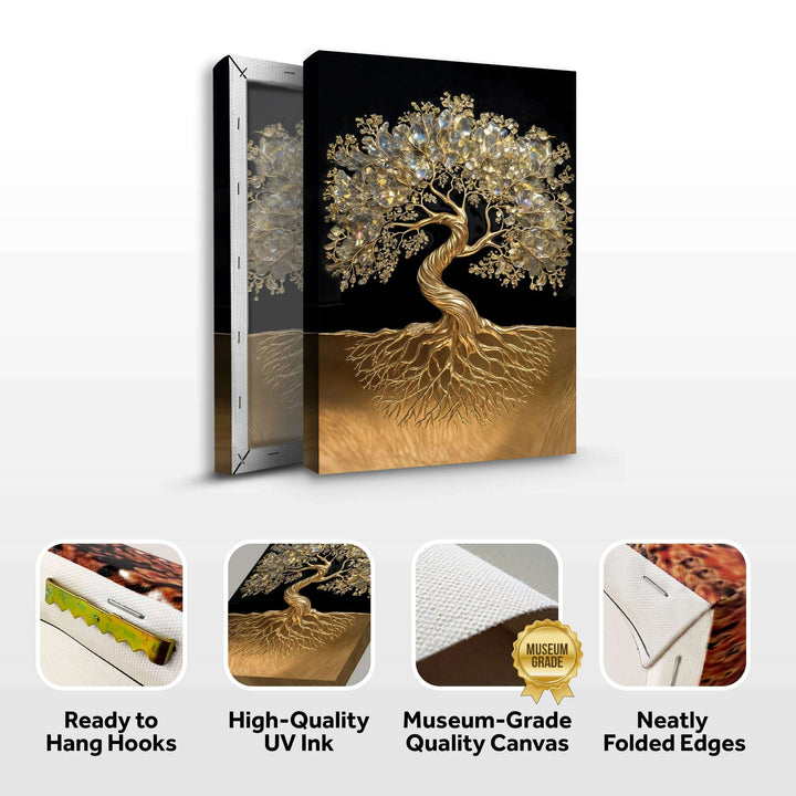 3D Minimalist Tree of Life Wall Art
