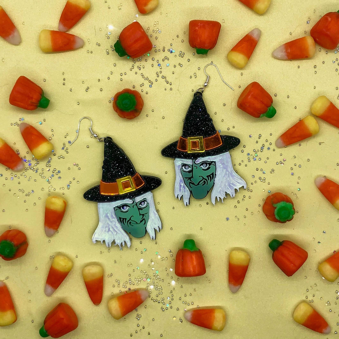 Halloween Witch Earrings