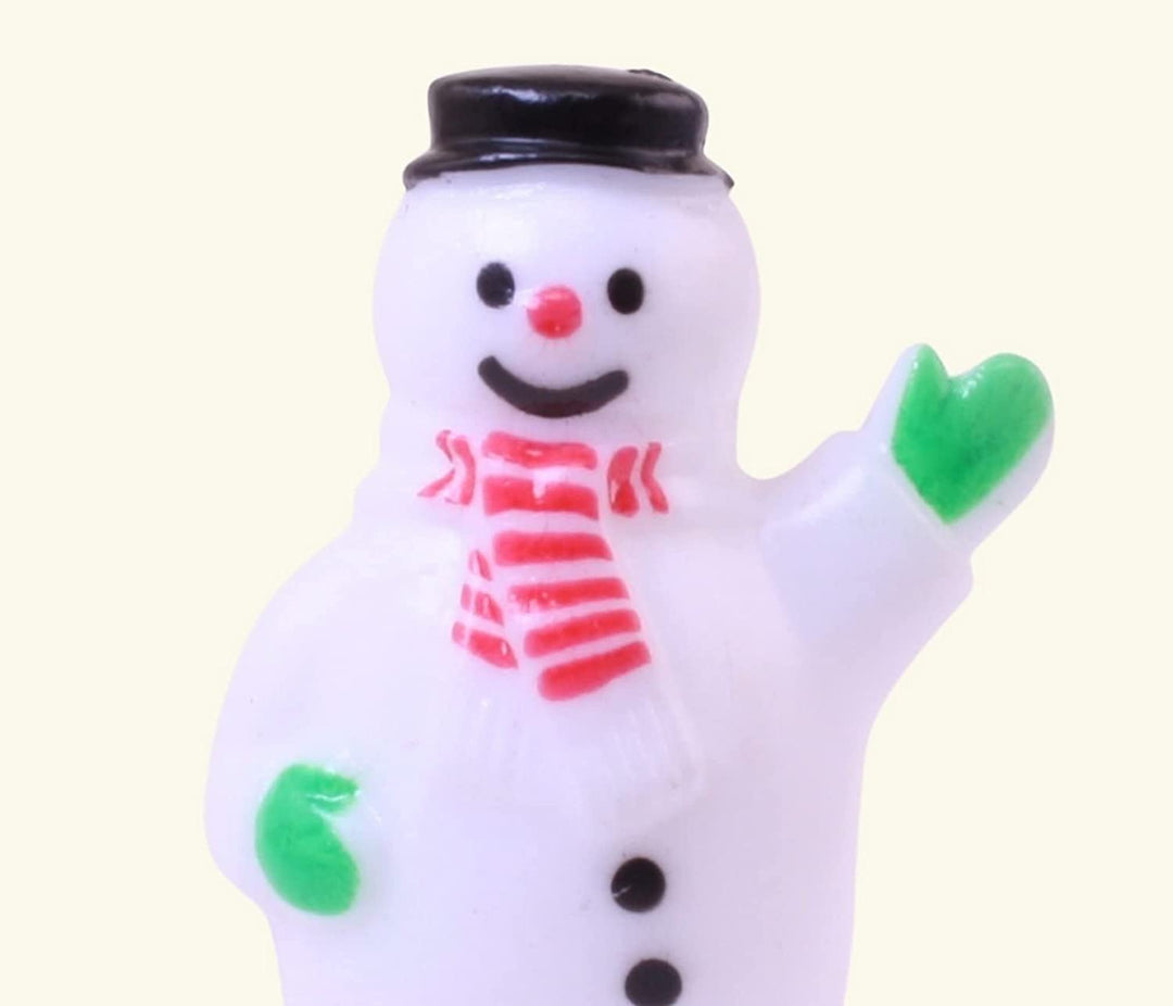 Vintage Hand-Painted Miniature Snowman Figure