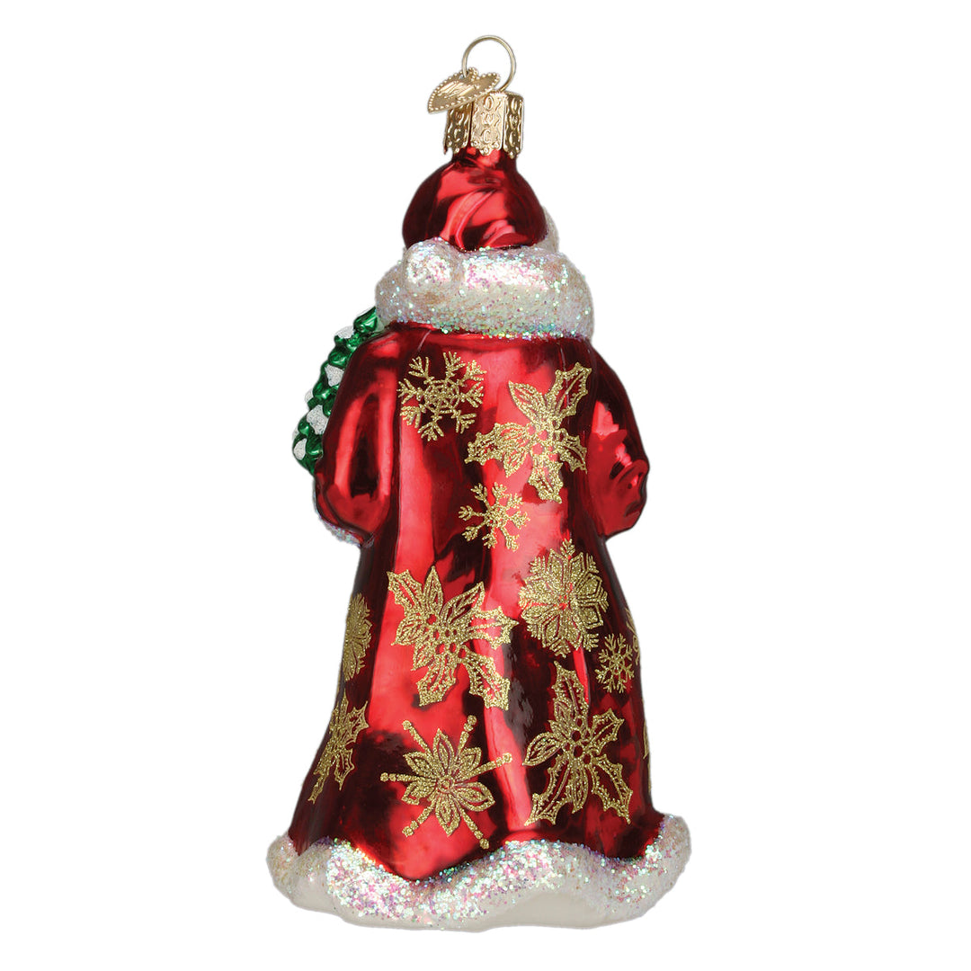 Glistening Golden Santa