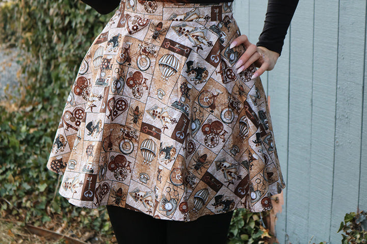 Steampunk Skater Skirt