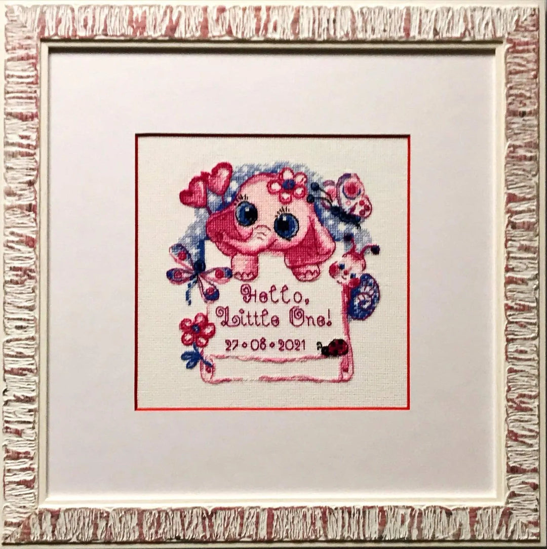 Hello, Little One! (for girl) R1934 Counted Cross Stitch Kit