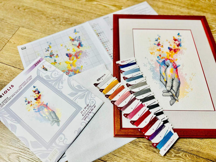 Love is in the Air R2104 Counted Cross Stitch Kit