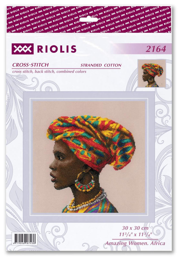 Amazing Women. Africa R2164 Counted Cross Stitch Kit