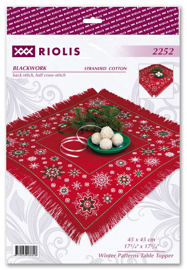 Winter Patterns Table Topper¬¨¬®‚Äö√Ñ‚Ä† R2252 Counted Cross Stitch Kit