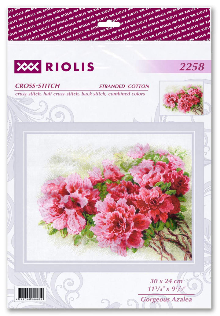 Gorgeous Azalea R2258 Counted Cross Stitch Kit