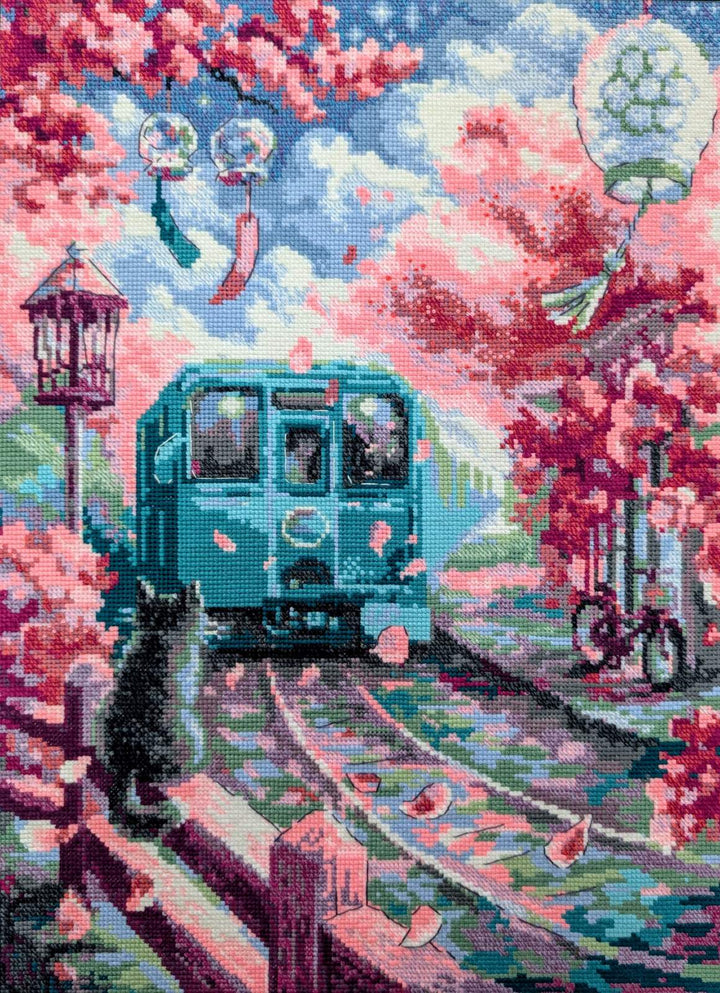 Spring Express R2233 Counted Cross Stitch Kit