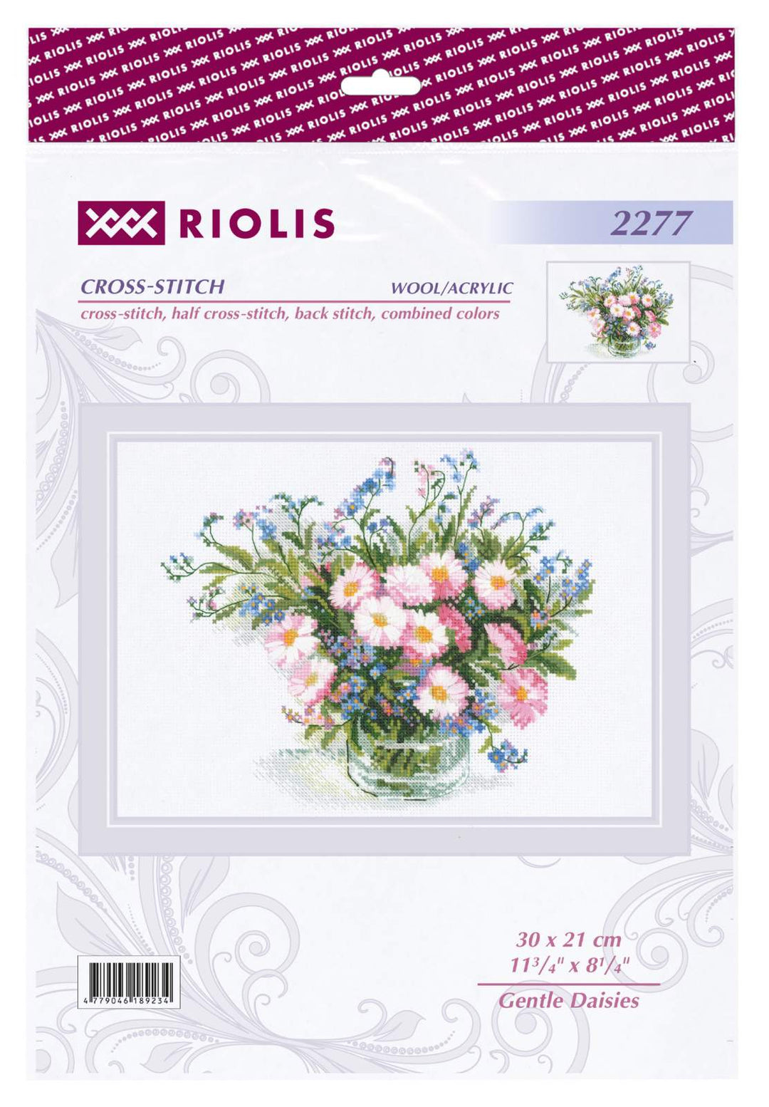 Gentle Daisies R2277 Counted Cross Stitch Kit