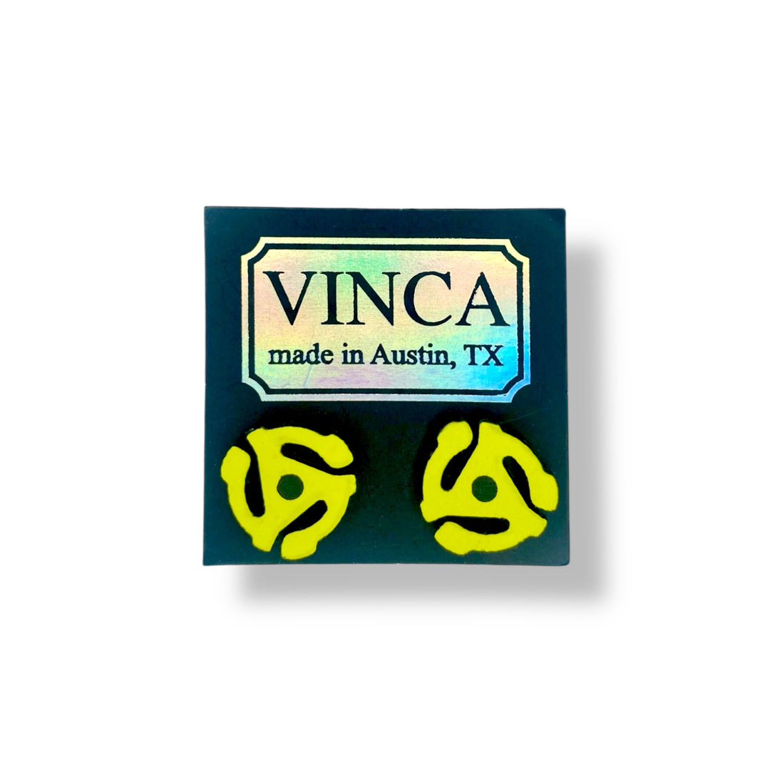 Last Chance! 45 Record Adapter Earrings