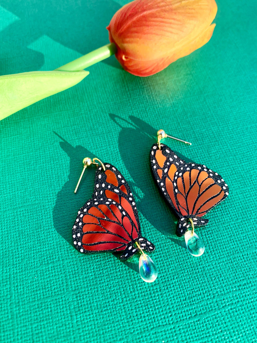 Garden Queen Acrylic Statement Earrings