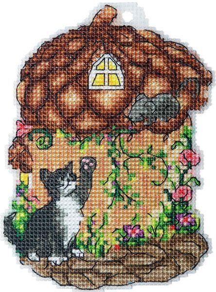 House Acorn  Counted cross stitch kit 8044A