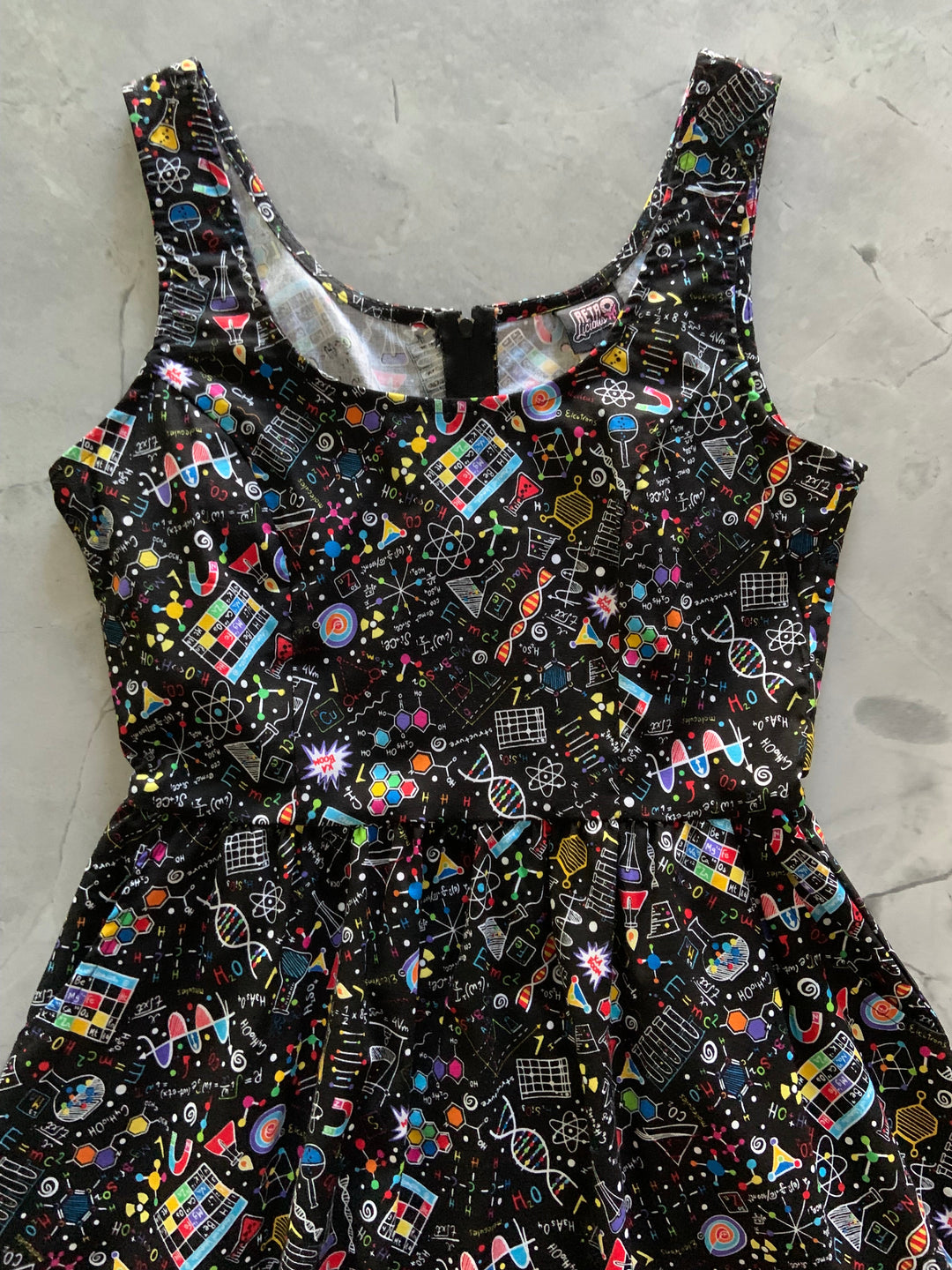 Science Fit & Flare Dress - 1X only