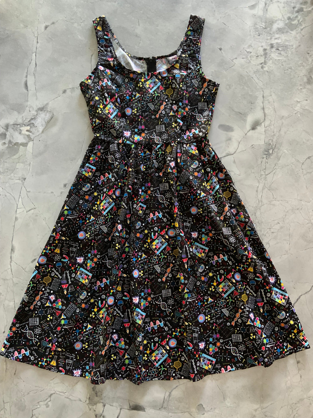 Science Fit & Flare Dress - 1X only