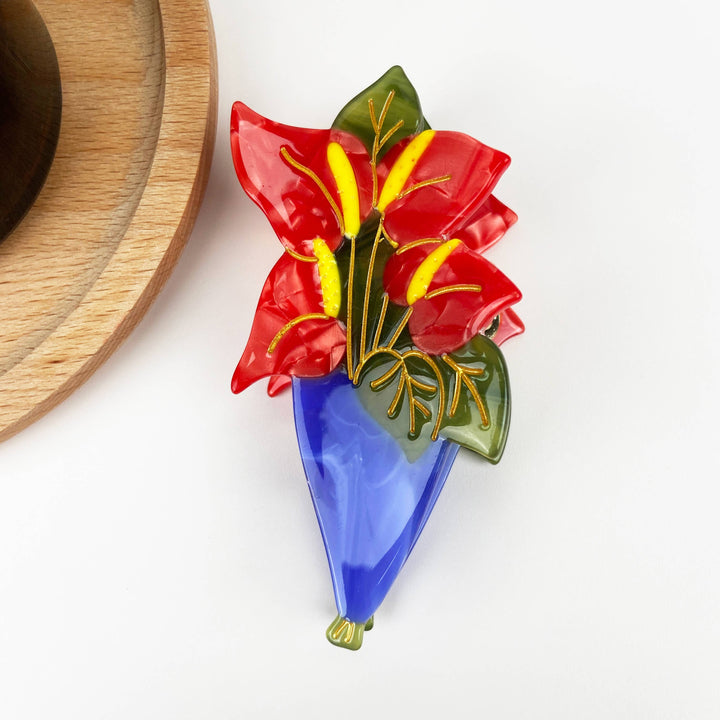 Acetate Bouquet Hair Claw Clips