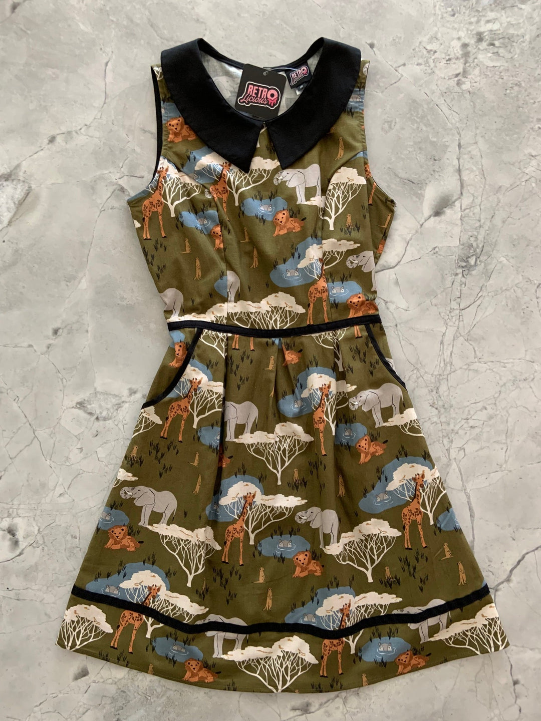 Safari Collared Dress