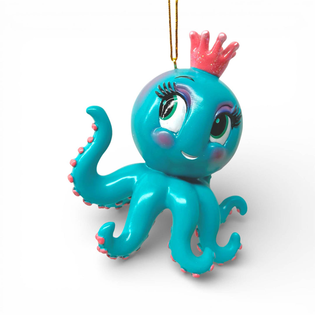 Olivia Octopus Ornament by Miss Fluff
