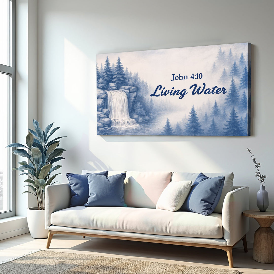 Living Water - John 4:10 Faith Sign