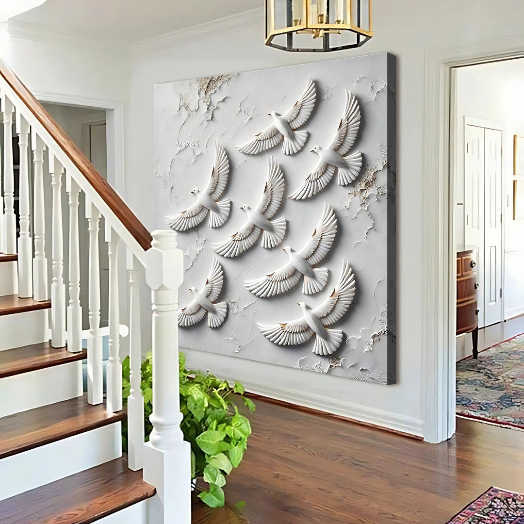 3D Birds Wall Art