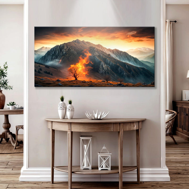 Burning Bush - Faith Wall Art XIII