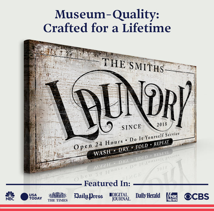 Laundry Room Sign VIII