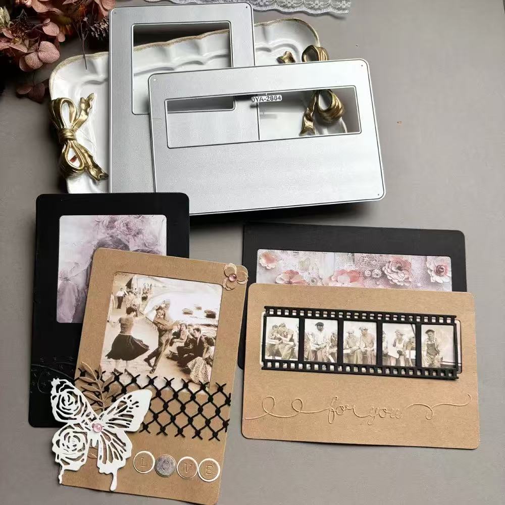 Rectangle Scrapbooking Cutting Die by Wizardi QJ07