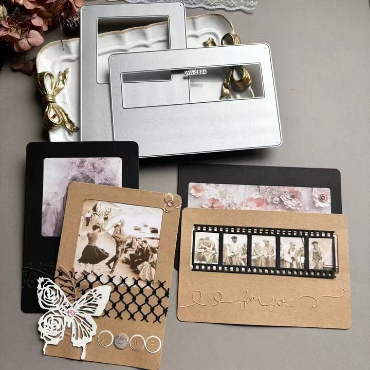 Rectangle Scrapbooking Cutting Die by Wizardi QJ07